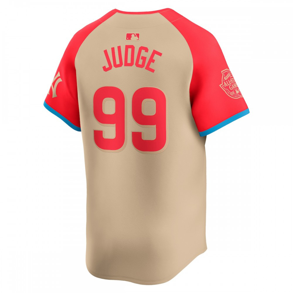 Aaron Judge American League 2024 MLB All-Star Game Limited Player Jersey - Cream-Pro Kit Vault | Brand New 26/27 Sports Jerseys
